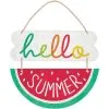 Hello Summer Metal Stacked Sign, 10.3in X 13in -Party Themes Sales 937634