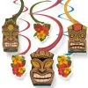 Vintage Tiki Cardstock Swirl Decorations, 30ct -Party Themes Sales 937642