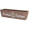 Brown S'mores Station MDF Container, 4in X 18.3in -Party Themes Sales 937656