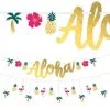Metallic Aloha Summer Luau Cardstock Banners, 12ft, 2ct -Party Themes Sales 937663