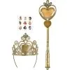 Gold Disney Princess Tiara & Wand Costume Accessory Kit -Party Themes Sales 941369