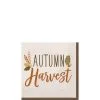 Golden Autumn Paper Beverage Napkins, 16ct -Party Themes Sales 941637