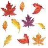 Glitter Fall Leaves Cardstock Cutouts, 10pc -Party Themes Sales 941650