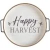 Happy Harvest MDF & Metal Round Serving Tray, 13.5in -Party Themes Sales 941658