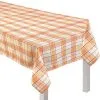 Fall Plaid Fabric Tablecloth, 60in X 104in 1 Fall Plaid Fabric Tablecloth, 60in X 104in -Party Themes Sales 941659
