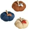 Knitted Pumpkins, 5in, 3pc -Party Themes Sales 941668