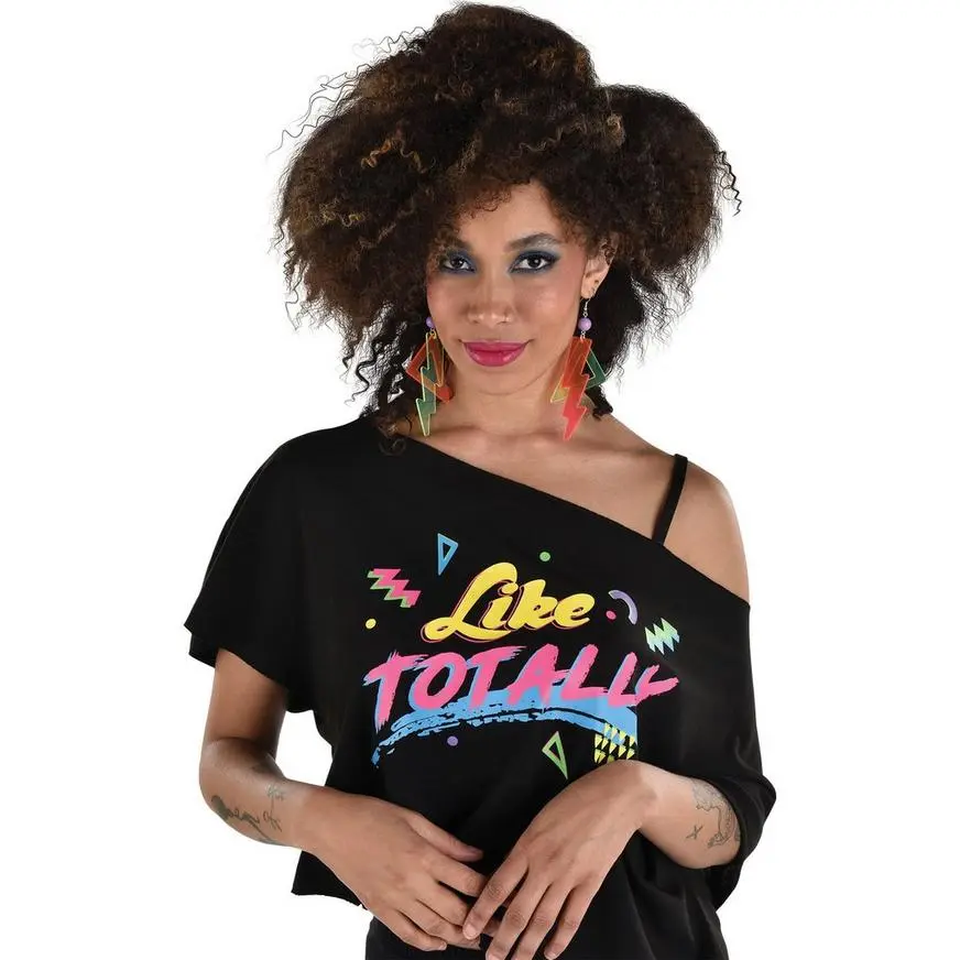 Neon 80s Lightning Bolt Earrings 4 Neon 80s Lightning Bolt Earrings - Image 2