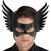 AMSCAN Adult Black Winged Faux Leather Half Mask 1 AMSCAN Adult Black Winged Faux Leather Half Mask -Party Themes Sales 942056