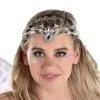 AMSCAN Adult Silver Gems, Pearls & Braided Vines Metal Tiara Crown - Fairy 2 AMSCAN Adult Silver Gems, Pearls & Braided Vines Metal Tiara Crown - Fairy -Party Themes Sales 942065