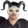 AMSCAN Adult Horned Ram Skull Plastic Half Mask -Party Themes Sales 942068