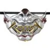 Adult Anime Urban Samurai Plastic Half Mask -Party Themes Sales 942127