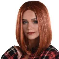 AMSCAN Auburn Red Long Bob Wig