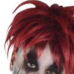 Creepy Red Circus Wig -Party Themes Sales 942170 01