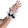 Adult White Tulle Clown Cuffs 2 Adult White Tulle Clown Cuffs -Party Themes Sales 942184