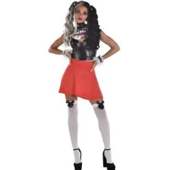 Long Black & Gray Pigtail Wig 7 Long Black & Gray Pigtail Wig -Party Themes Sales 942185 02