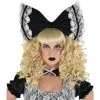 Adult Black & White Creepy Doll Bow Headband -Party Themes Sales 942187