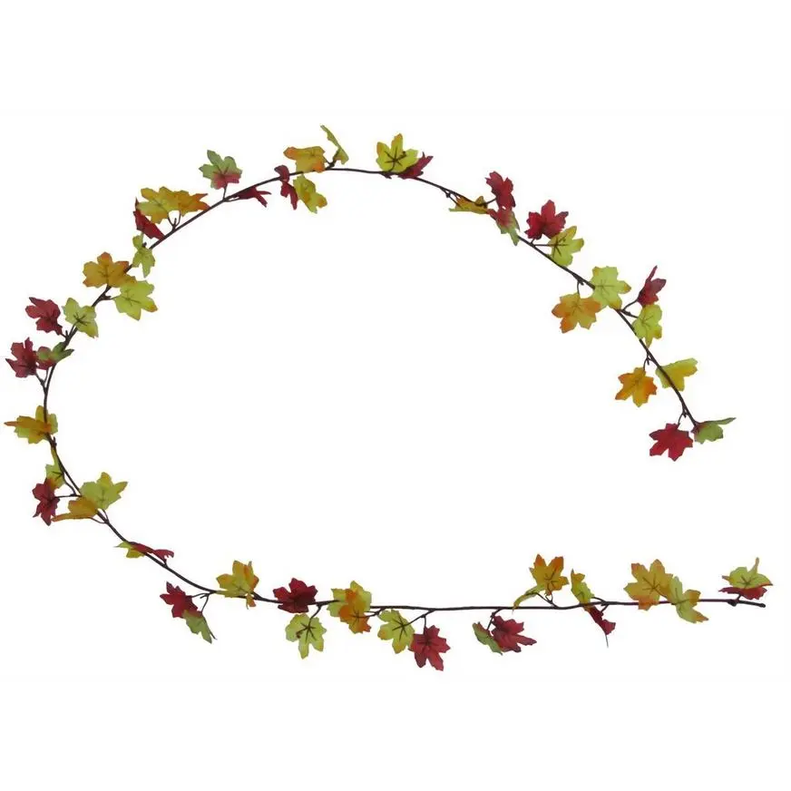 Fall Maple Leaf Garland, 5.5ft 3 Fall Maple Leaf Garland, 5.5ft