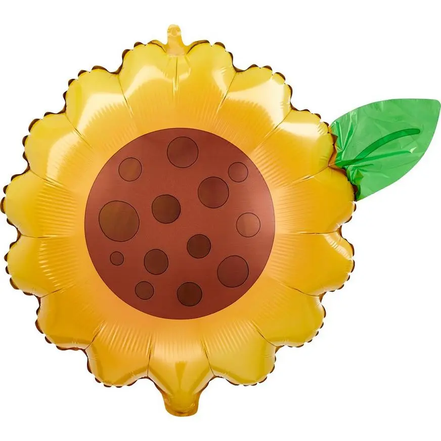 Sunflower Foil Balloon, 19in 3 Sunflower Foil Balloon, 19in