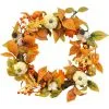 Pumpkins, Berries & Leaves Natural & Synthetic Fall Wreath, 18in 2 Pumpkins, Berries & Leaves Natural & Synthetic Fall Wreath, 18in -Party Themes Sales 942252