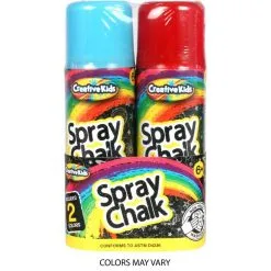 Creative Kids Neon Spray Chalk Cans, 3oz, 2ct -Party Themes Sales 942372 01