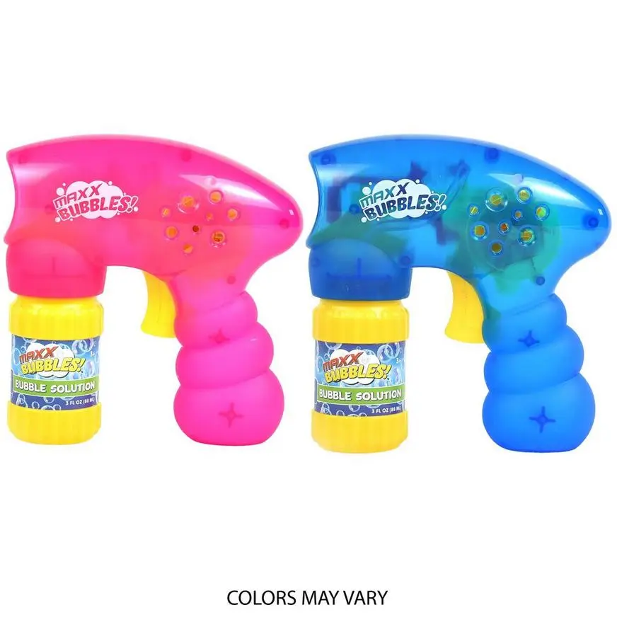 Maxx Bubbles Light-Up Super Bubble Blaster Blower, 2in X 6in 3 Maxx Bubbles Light-Up Super Bubble Blaster Blower, 2in X 6in