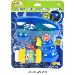 Maxx Bubbles Light-Up Super Bubble Blaster Blower, 2in X 6in 10 Maxx Bubbles Light-Up Super Bubble Blaster Blower, 2in X 6in -Party Themes Sales 942375 03