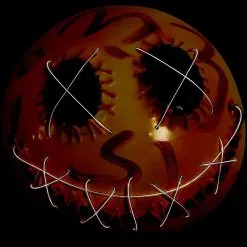 Light-Up Smiley Face Mask, 16in -Party Themes Sales 942607 02