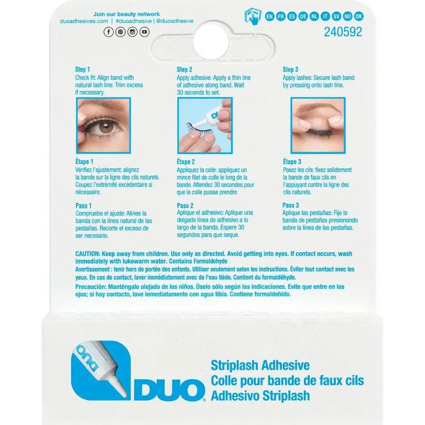 False Lashes Adhesive Tube 4 False Lashes Adhesive Tube - Image 2