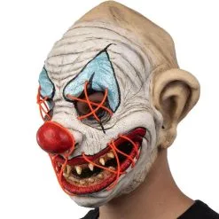 Adult Light-Up Creepy Clown Latex Mask -Party Themes Sales 942621 02