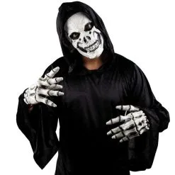 Adult Skeleton Mask & Gloves Costume Accessory Kit -Party Themes Sales 942628 02