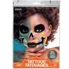 Glowing Bright Colorful Skull Temporary Face Tattoos, 24pc -Party Themes Sales 942644