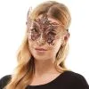 Adult Rose Gold Masquerade Mask -Party Themes Sales 942771