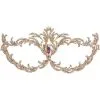 Adult Rose Gold Filigree Cat Eye Metal Mask -Party Themes Sales 942821