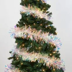 Iridescent Christmas Tinsel Garland, 9ft -Party Themes Sales 946094 02
