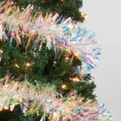 Iridescent Christmas Tinsel Garland, 9ft -Party Themes Sales 946094 03