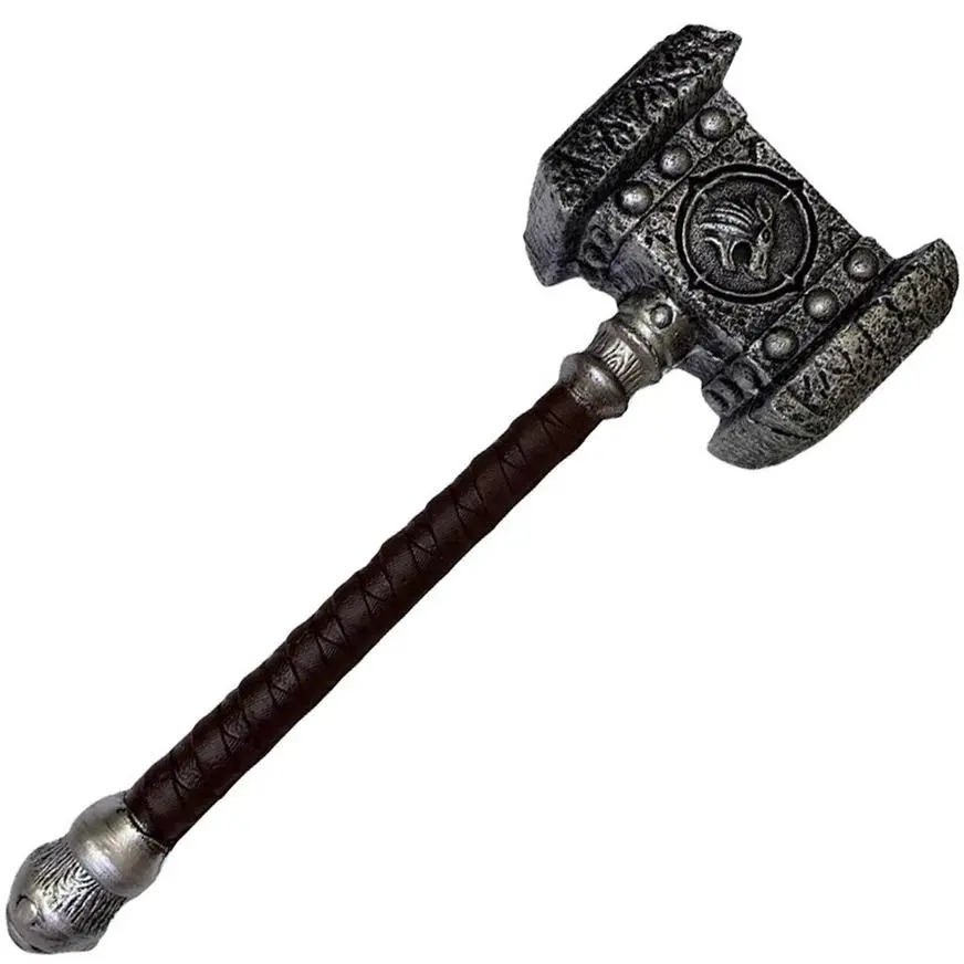 Orc Doomhammer Fantasy War Hammer, 21in - High-Density Foam Prop 3 Orc Doomhammer Fantasy War Hammer, 21in - High-Density Foam Prop