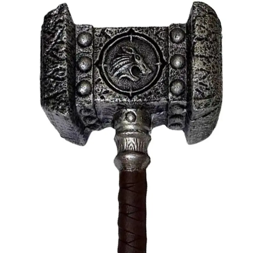 Orc Doomhammer Fantasy War Hammer, 21in - High-Density Foam Prop 4 Orc Doomhammer Fantasy War Hammer, 21in - High-Density Foam Prop - Image 2