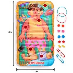 Operation Splash Plastic Water Game, 25in X 45in, 17pc 7 Operation Splash Plastic Water Game, 25in X 45in, 17pc -Party Themes Sales 956183 02