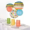 Summer Hues Paper Table Decorating Kit, 8pc