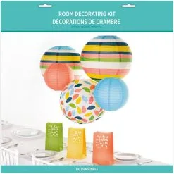 Summer Hues Paper Table Decorating Kit, 8pc -Party Themes Sales 956342 02