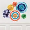 Hello Summer Paper Fan Decorating Kit, 6pc -Party Themes Sales 956351