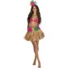 Adult Tutu Grass Skirt With Raffia Flowers -Party Themes Sales 956413