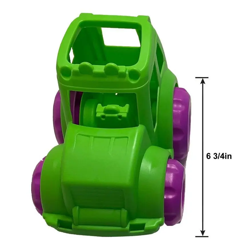 Truck & Sand Bucket Soft Plastic Beach Toy Set, 8pc 4 Truck & Sand Bucket Soft Plastic Beach Toy Set, 8pc - Image 2