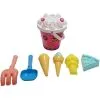 Ice Cream Sand Bucket Plastic Beach Toy Set, 7pc 1 Ice Cream Sand Bucket Plastic Beach Toy Set, 7pc -Party Themes Sales 965729