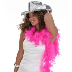 Silver Mirror Disco Cowboy Hat -Party Themes Sales 969249 02