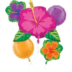 Island Hibiscus Balloon Backdrop Kit -Party Themes Sales 969572 05