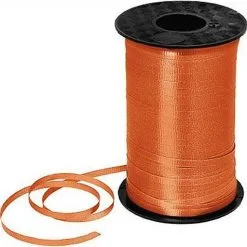 Orange Curling Ribbon