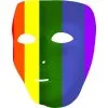 Rainbow Face Mask -Party Themes Sales C393894 rainbow multicolor 01
