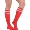 Red Stripe Athletic Knee-High Socks -Party Themes Sales C622117 red