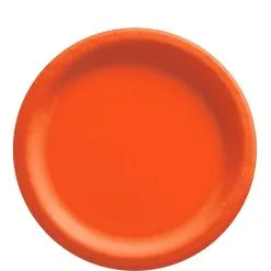Orange Paper Tableware Kit For 50 Guests -Party Themes Sales C756782 orange 02